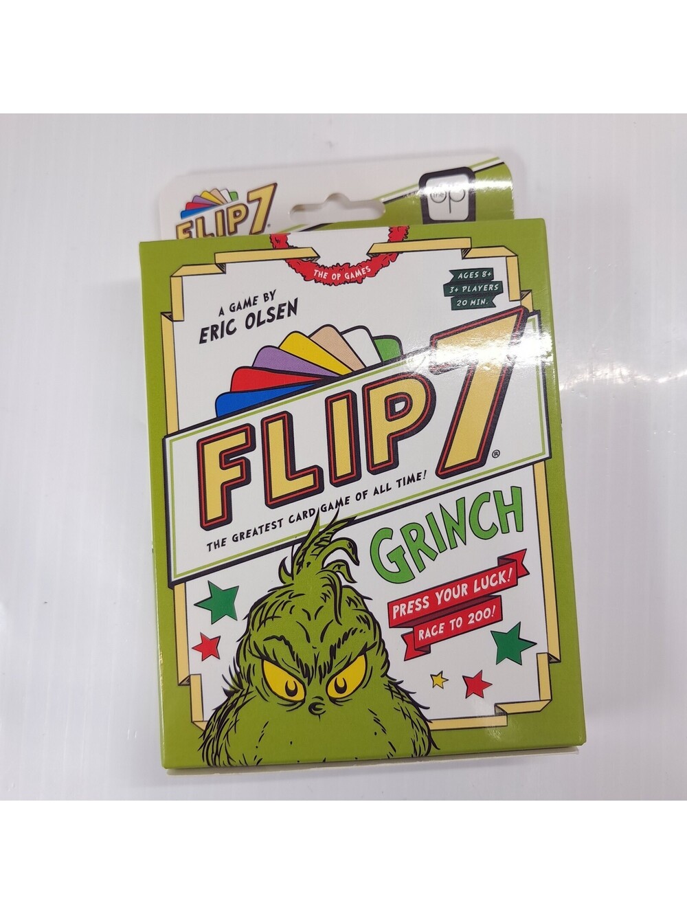 New Flip 7 The GRINCH Edition Card Game How the Grinch Stole Christmas family